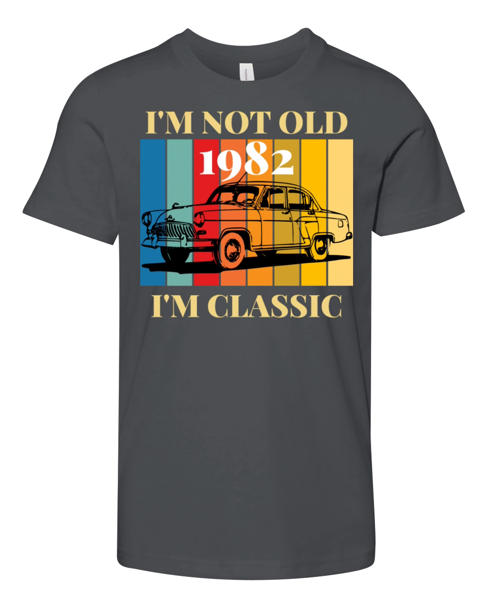 Vintage 1982 Retro 42 Years Old - Im Not Old Youth Unisex Jersey Tee