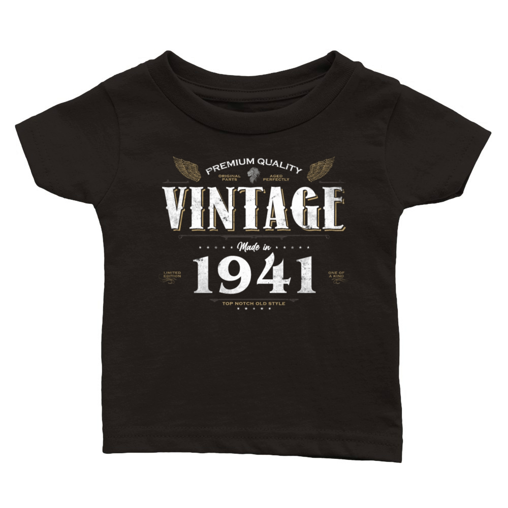 83 Years Old Vintage 1941 Limited Edition 83rd Classic Baby Crewneck T-shirt