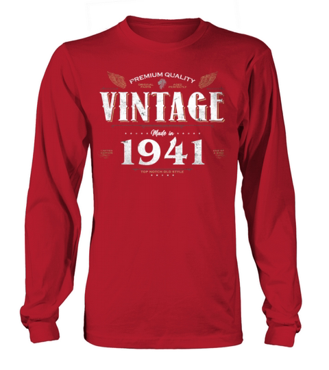 83 Years Old Vintage 1941 Limited Edition 83rd Long sleeved Unisex