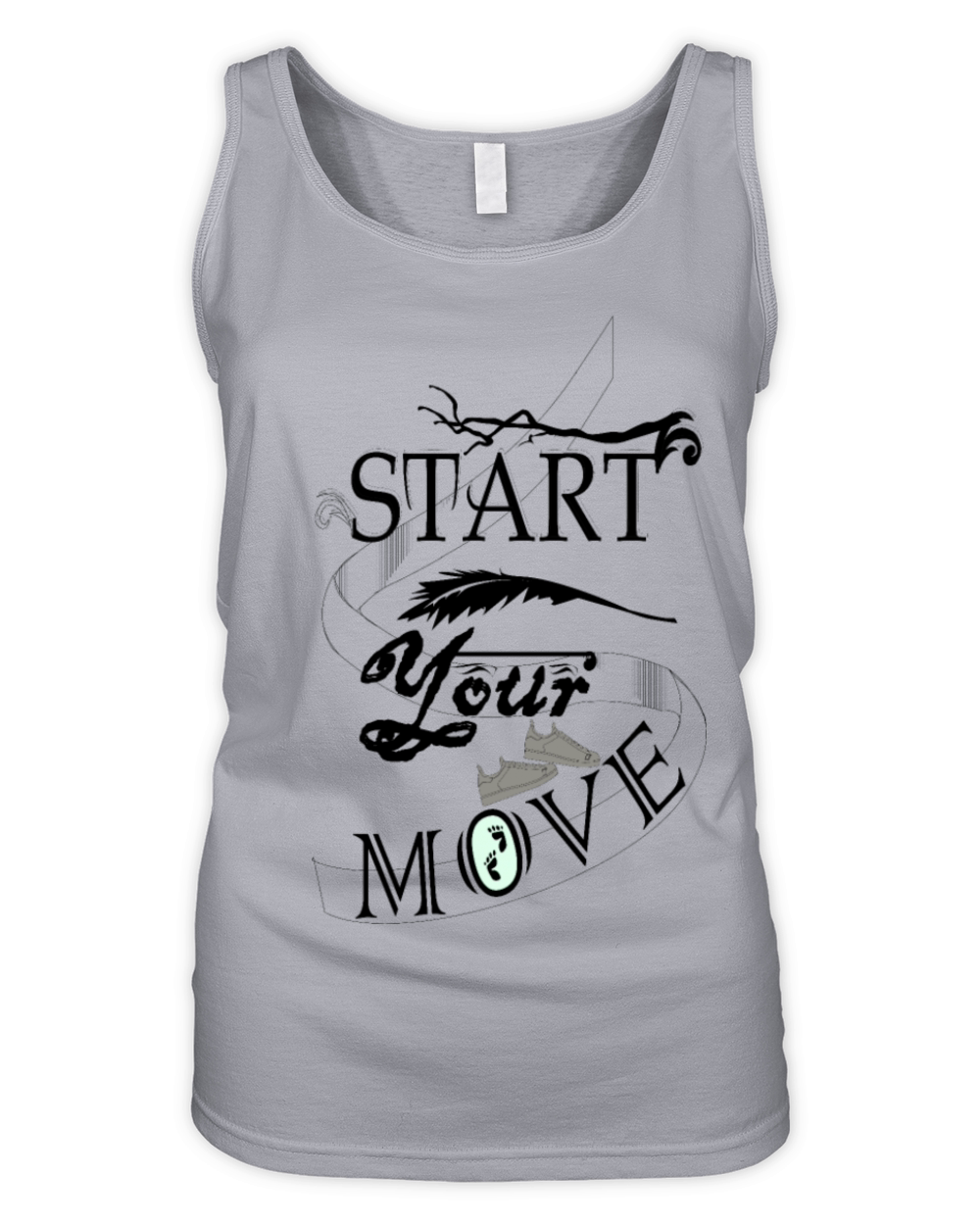 Start your move Organic Women's Tank Top