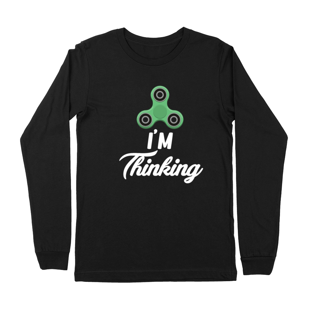 Im Thinking Funny ADHD Hyperfocus Neurological Premium Long Sleeve
