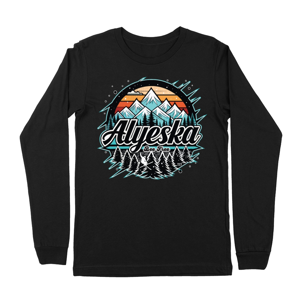 Retro Alyeska Ski Premium Long Sleeve