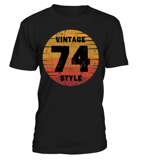 Funny vintage 1974 retro sun graduation style 74s T-Shirt Unisex