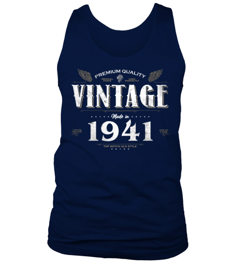 83 Years Old Vintage 1941 Limited Edition 83rd Tank Top Unisex