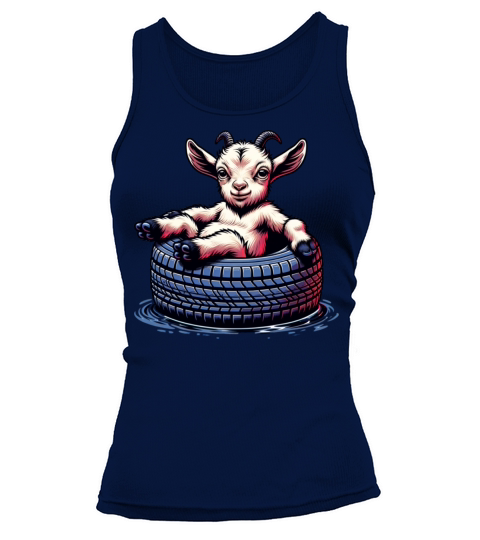 Goat Lover Farm Animal Cute Cool Design Tank top Woman