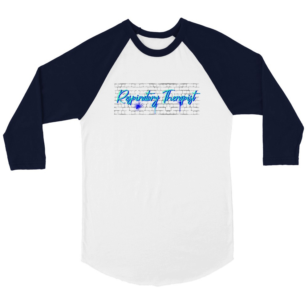Daddy job funny Quote Dad respiratory-therapist Unisex ¾ sleeve Raglan T-shirt