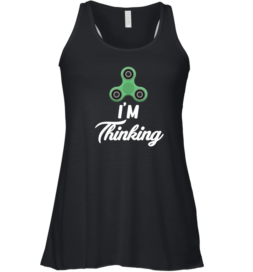 Im Thinking Funny ADHD Hyperfocus Neurological Women's Flowy Tank Top