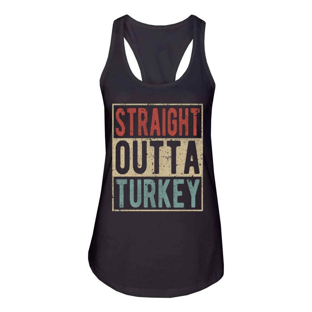 Straight outta Turkey Women's Racerback Tank