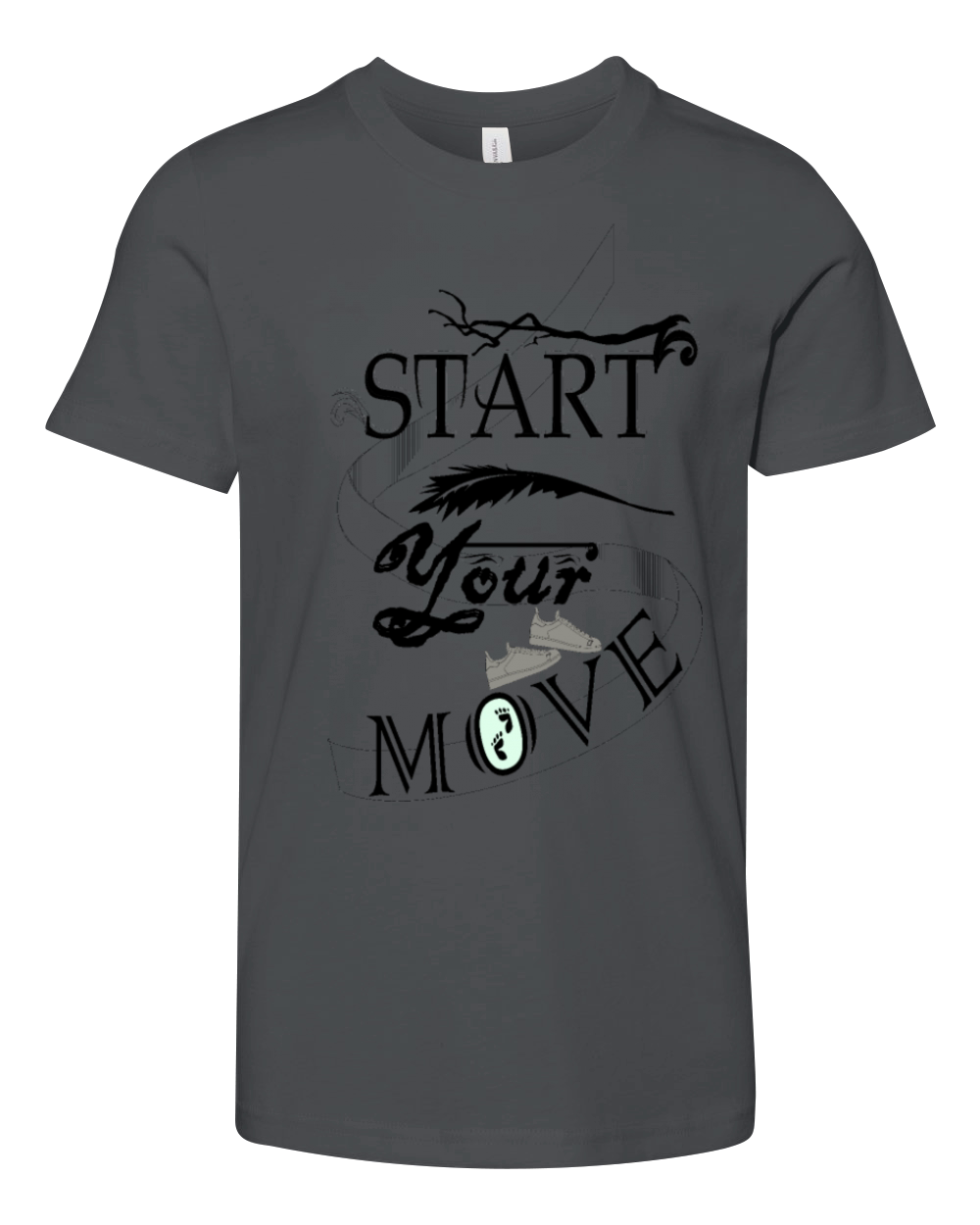 Start your move Youth Unisex Jersey Tee
