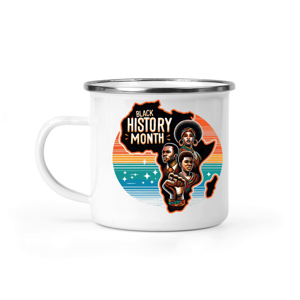 Black History Month - Cultural Tapestry Camping Mug