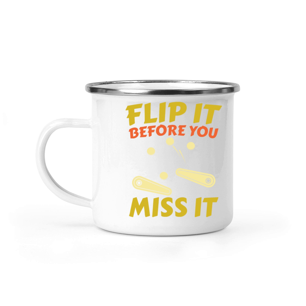 Retro Pinball arcade machine Camping Mug