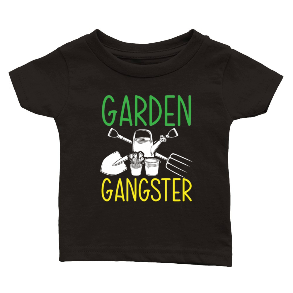 Funny Garden Gardener Gardening Landscaper Gift Classic Baby Crewneck T-shirt