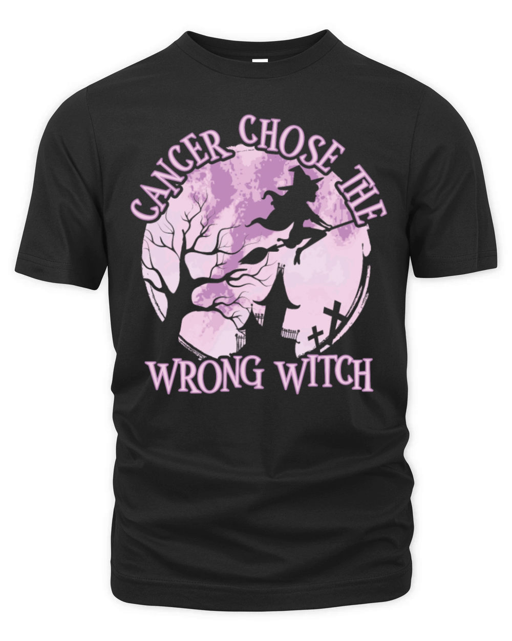 Cancer Witch Orchid Testicular Cancer Organic Unisex T-shirt