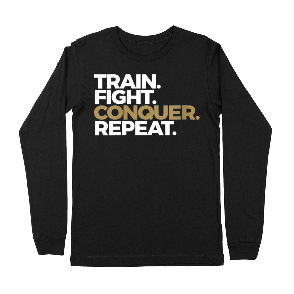 Train Fight Conquer Repeat Premium Long Sleeve