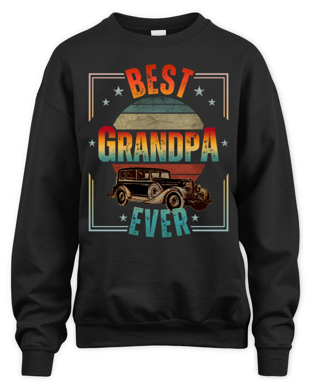 BEST GRANDPA EVER Unisex Premium Crewneck Sweatshirt