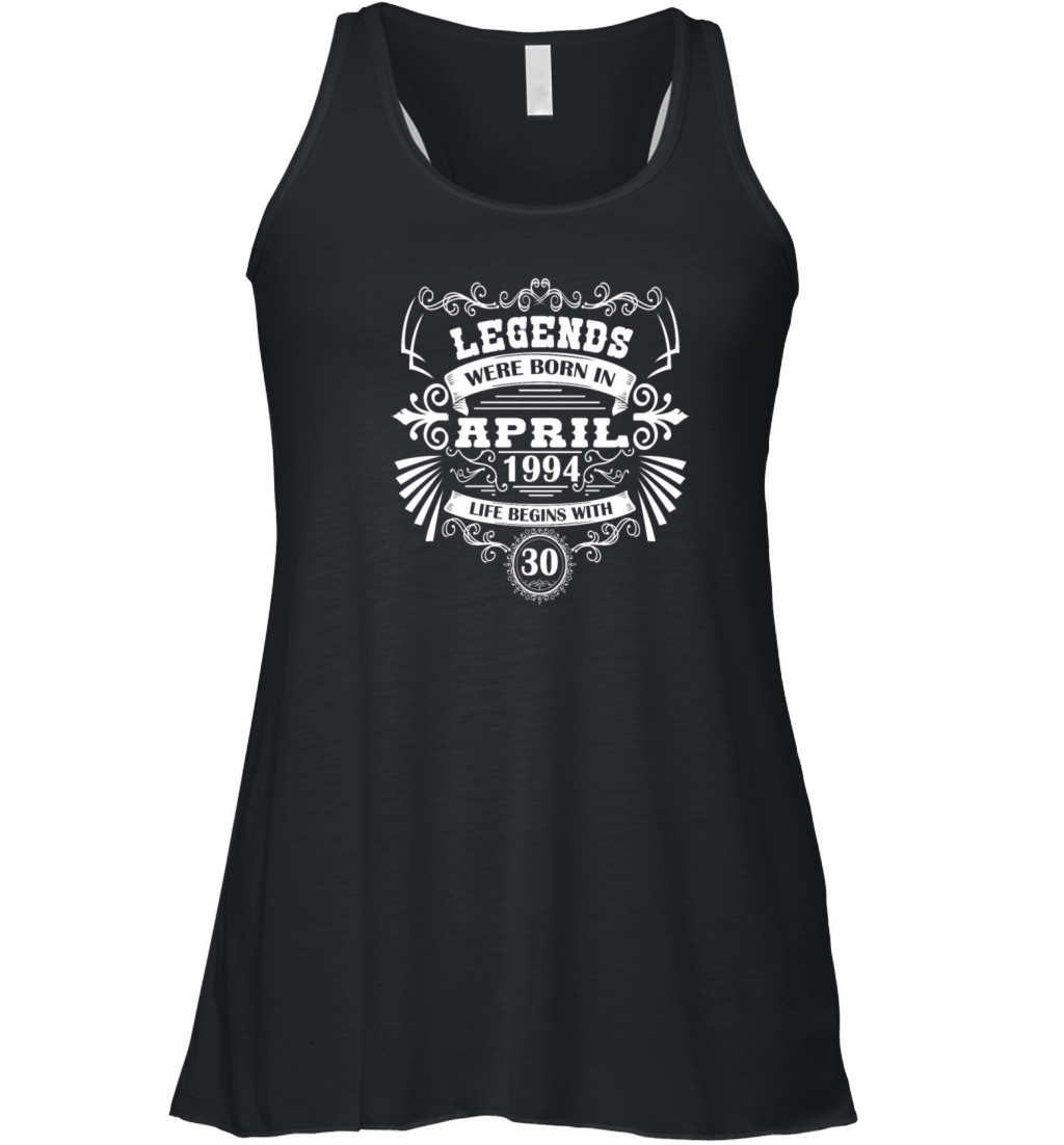 April 1994 April Vintage Birthday Women's Flowy Tank Top