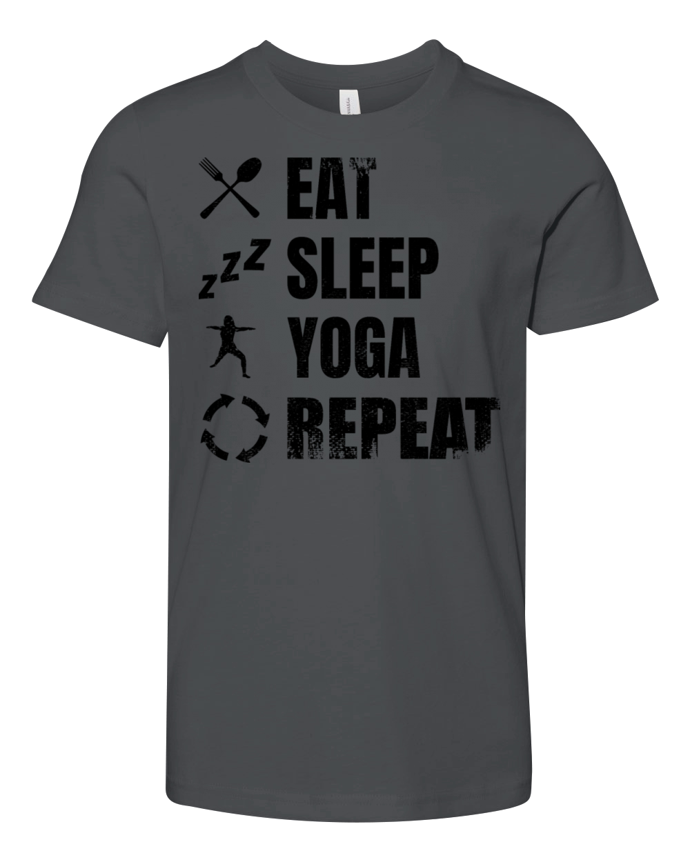 Yoga Daily Schedule Youth Unisex Jersey Tee