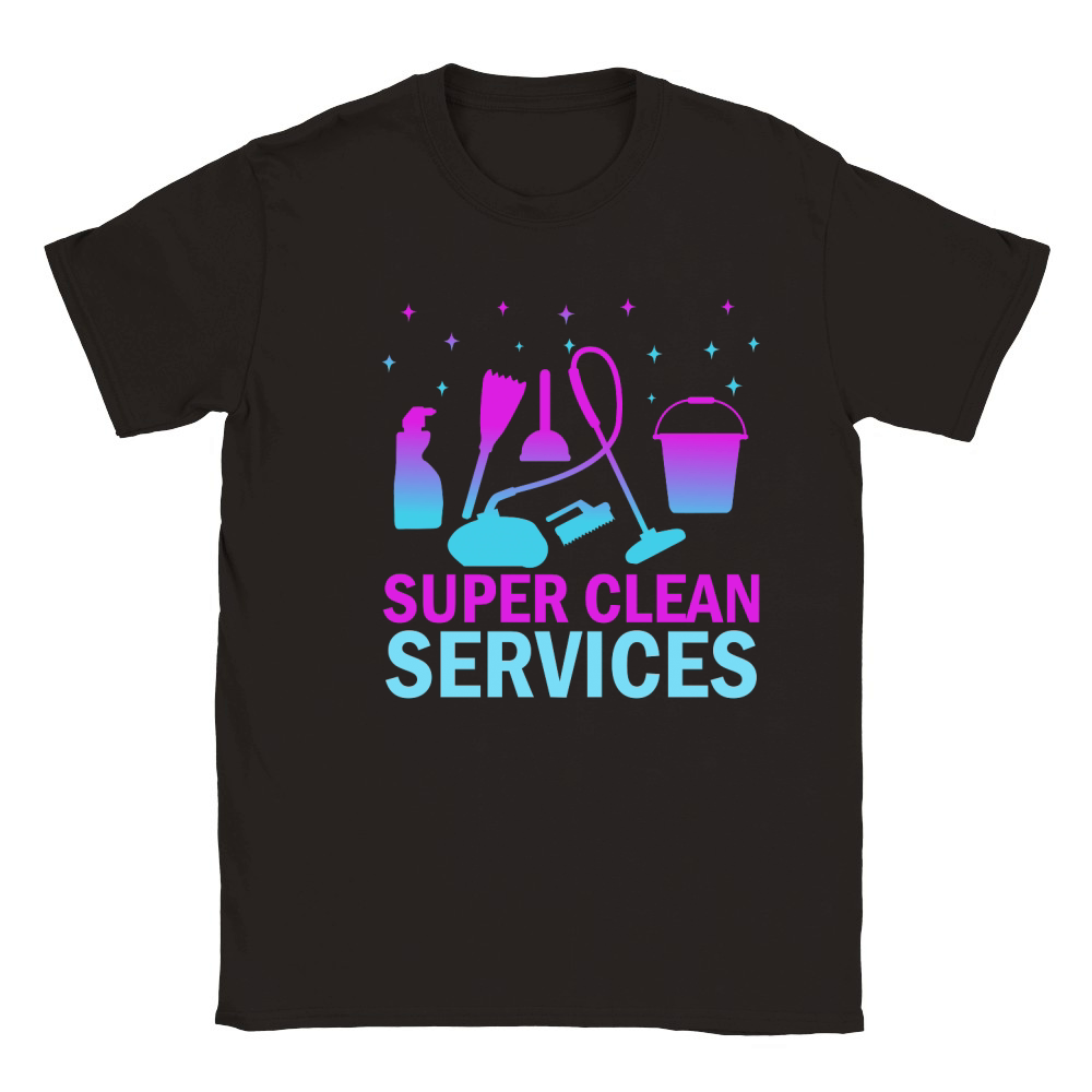 Super Clean Cleaning Services 14 Classic Kids Crewneck T-shirt