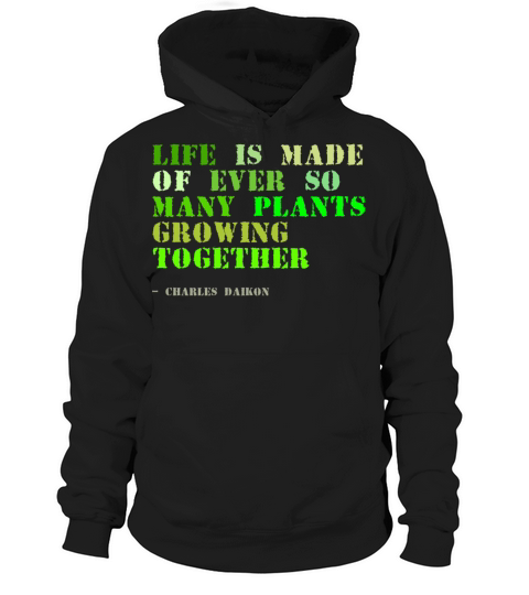 Plant sayings fake charles dickens quote Hoodie Unisex