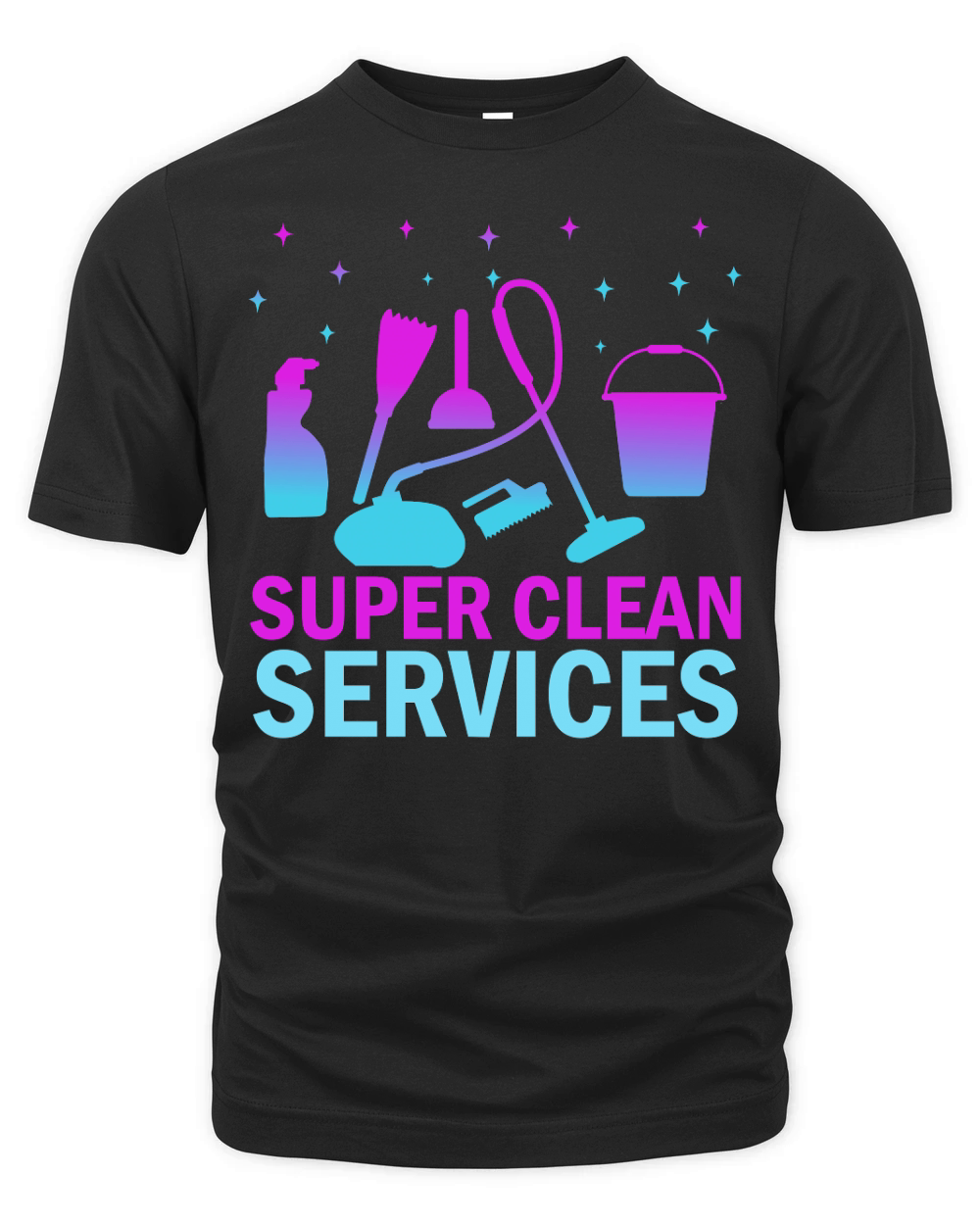 Super Clean Cleaning Services 14 Organic Unisex T-shirt