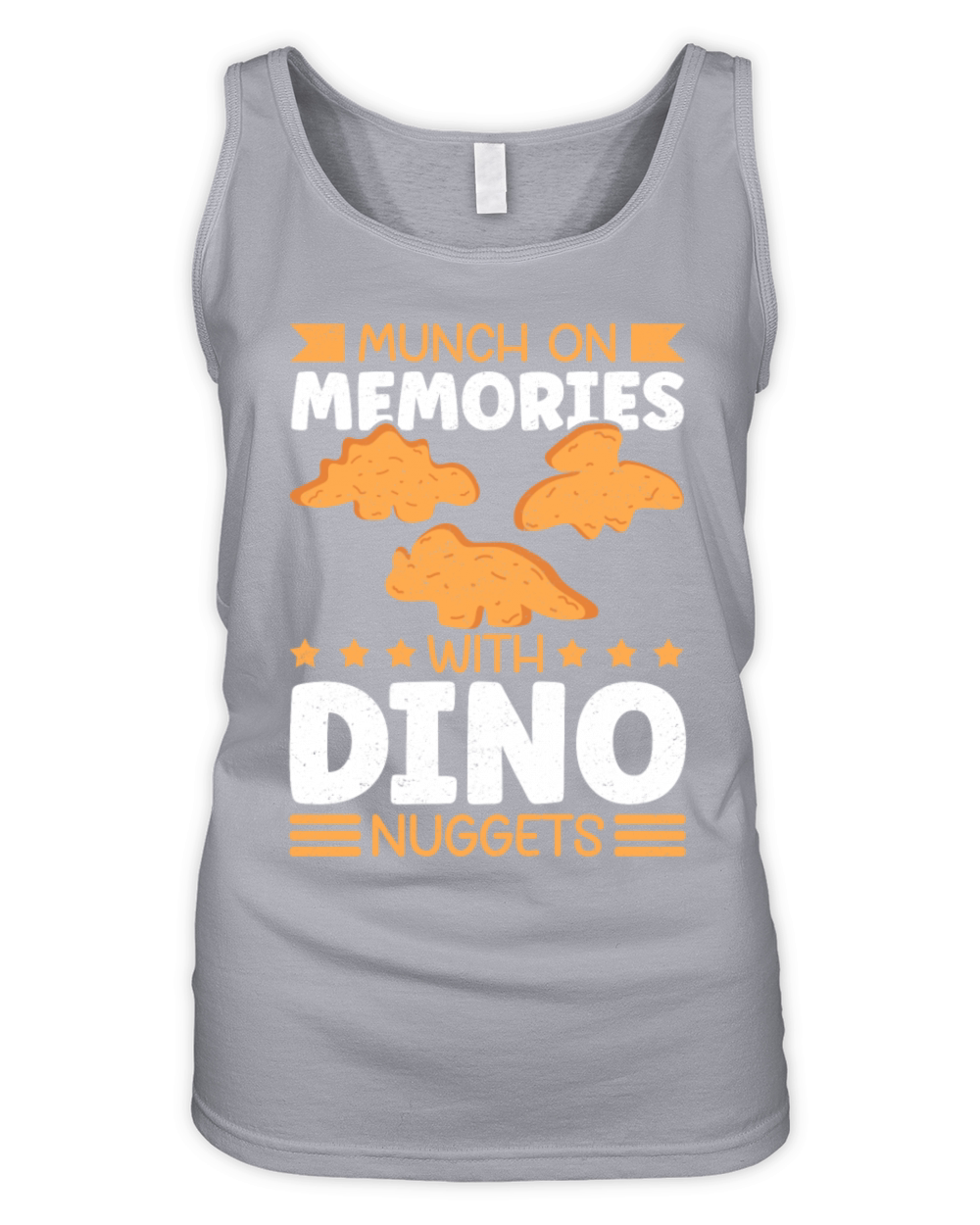 Munch on Memories with Dino Nuggets Dinosaur Organic Women's Tank Top
