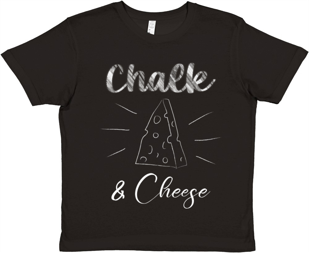 CHALK AND CHEESE Premium Kids Crewneck T-shirt