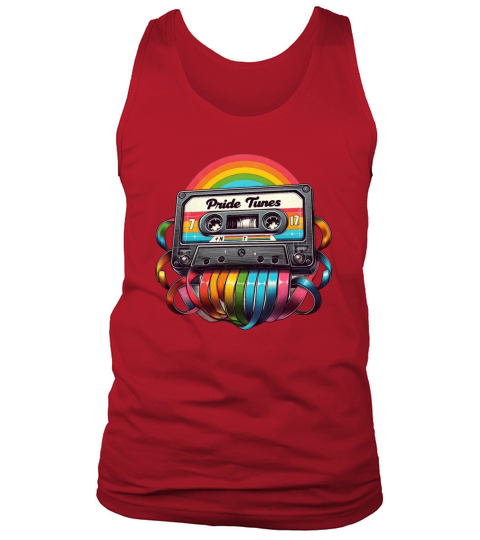 Pride Tunes Rainbow Cassette Design Tank Top Unisex