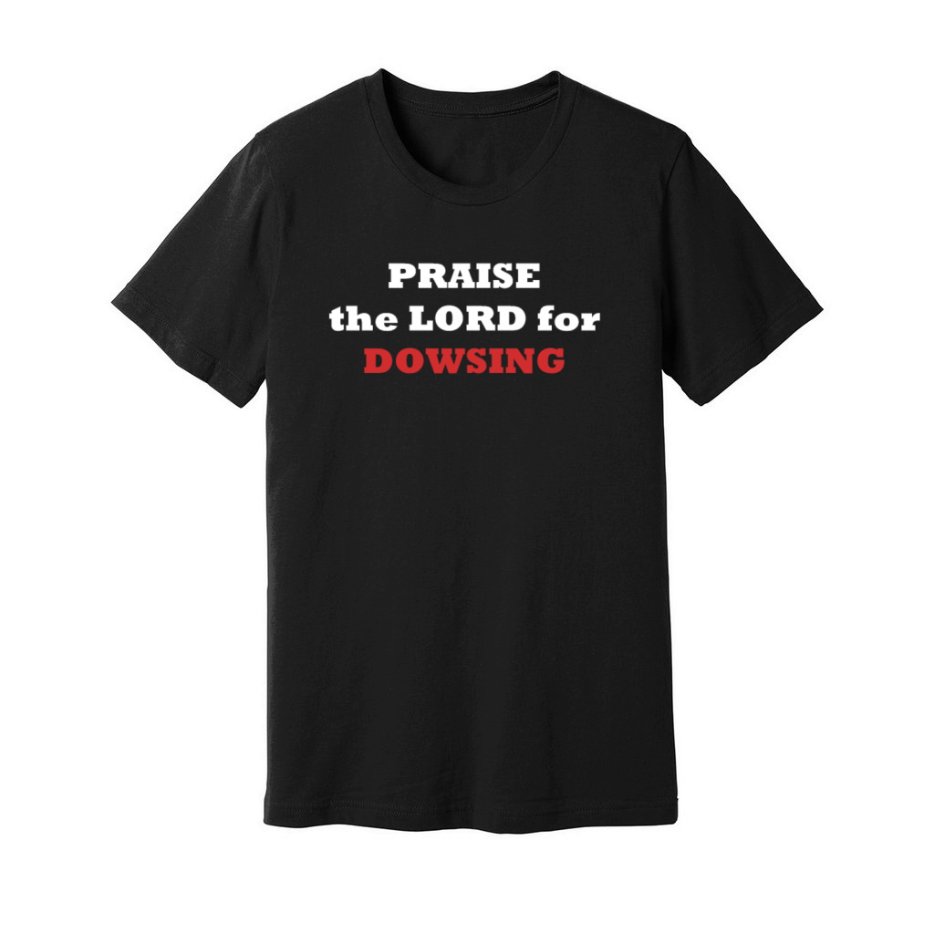 PRAISE the LORD for DOWSING Unisex Jersey Tee