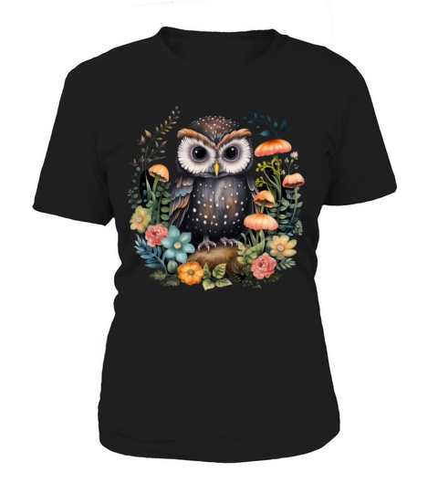Owl Cottagecore Vintage Gift Women's T-Shirt