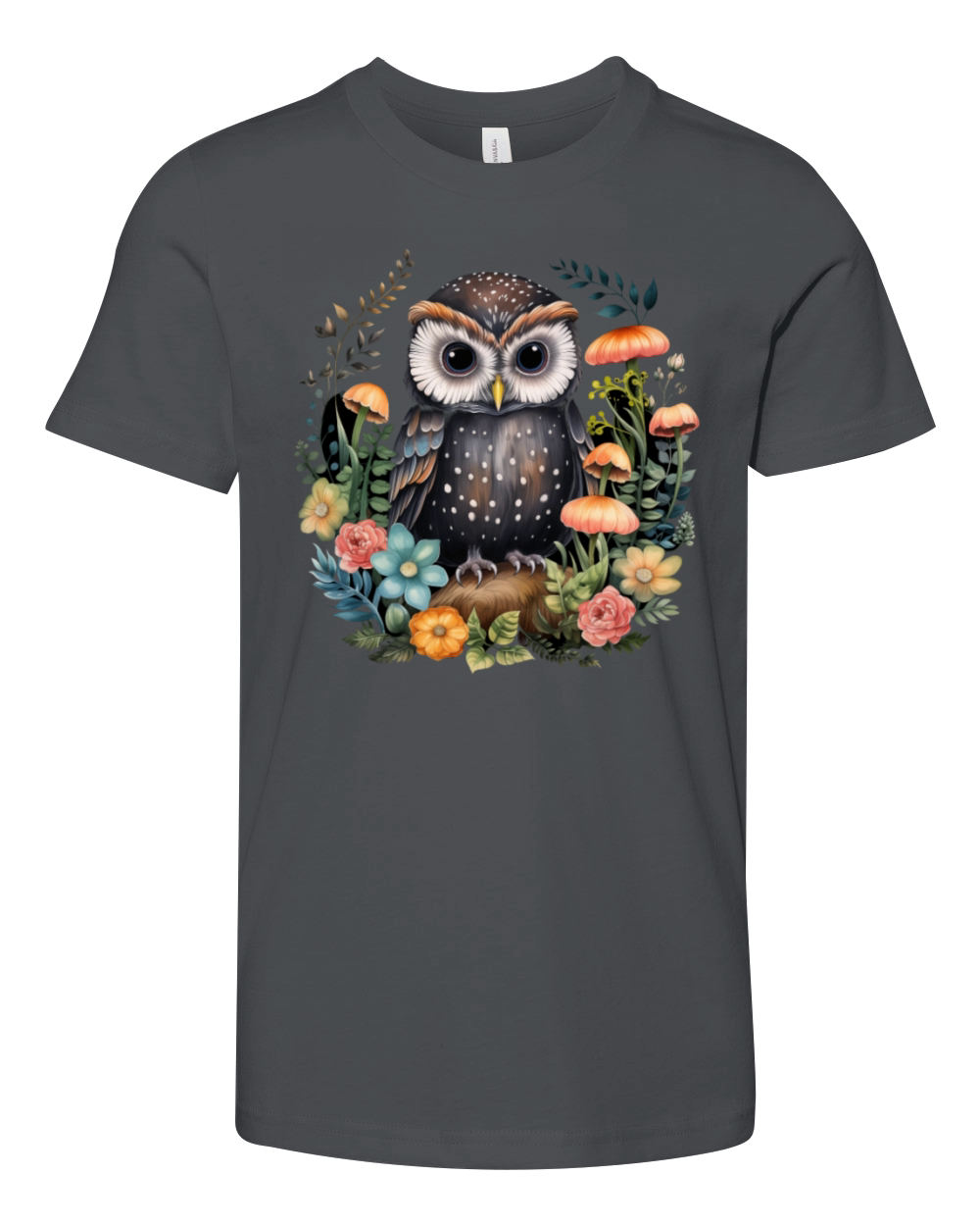 Owl Cottagecore Vintage Gift Youth Unisex Jersey Tee