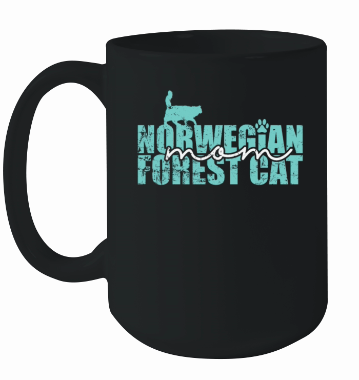 Norwegian Forest Cat Mom Pet Male Cat Ceramic Mug
