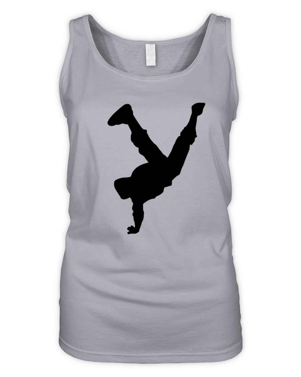 Breakdance Silhouette Organic Women's Tank Top