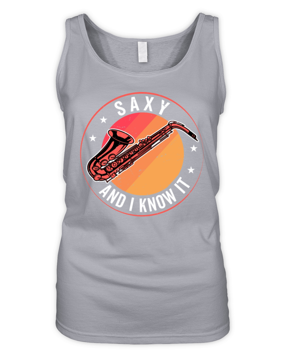 Funny Saxophonist - Saxy And I Know It Organic Women's Tank Top