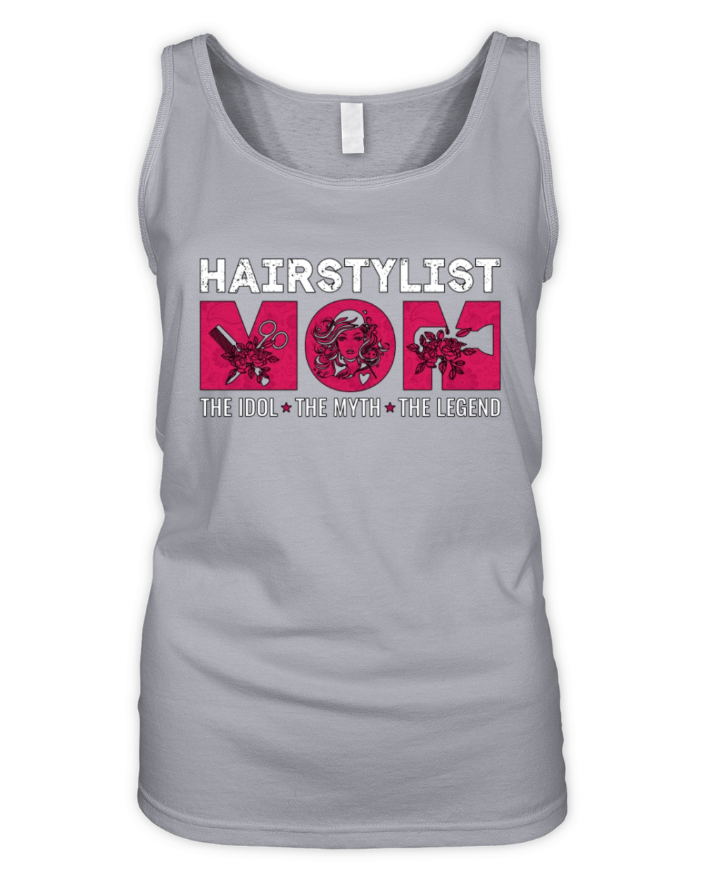 Hairstylist Mom The Idol The Myth The Hairdresser Organic Women's Tank Top