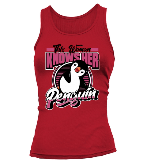 This Woman Knows Her Penguin Emperor Sea Bird Tank top Woman