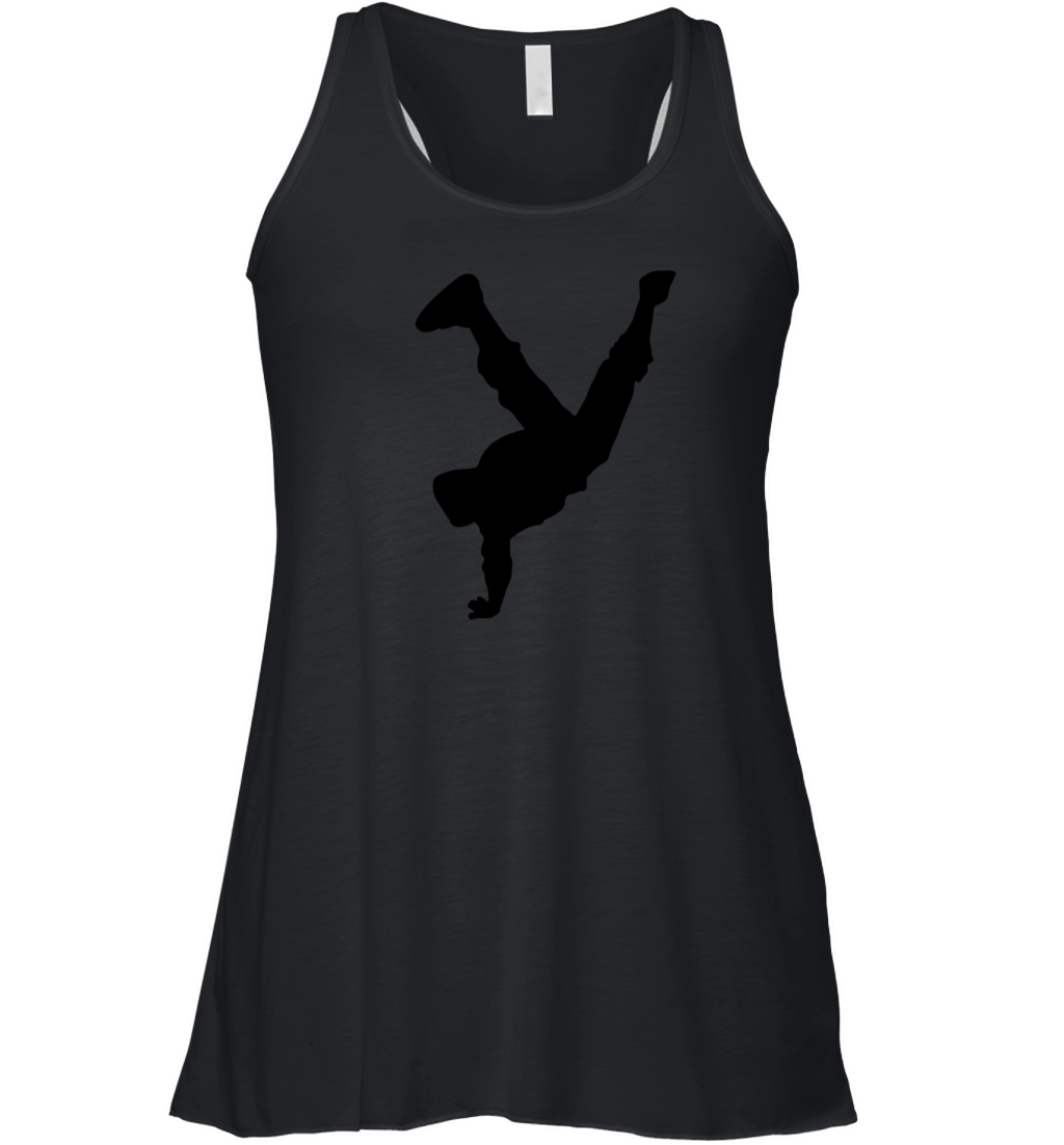 Breakdance Silhouette Women's Flowy Tank Top
