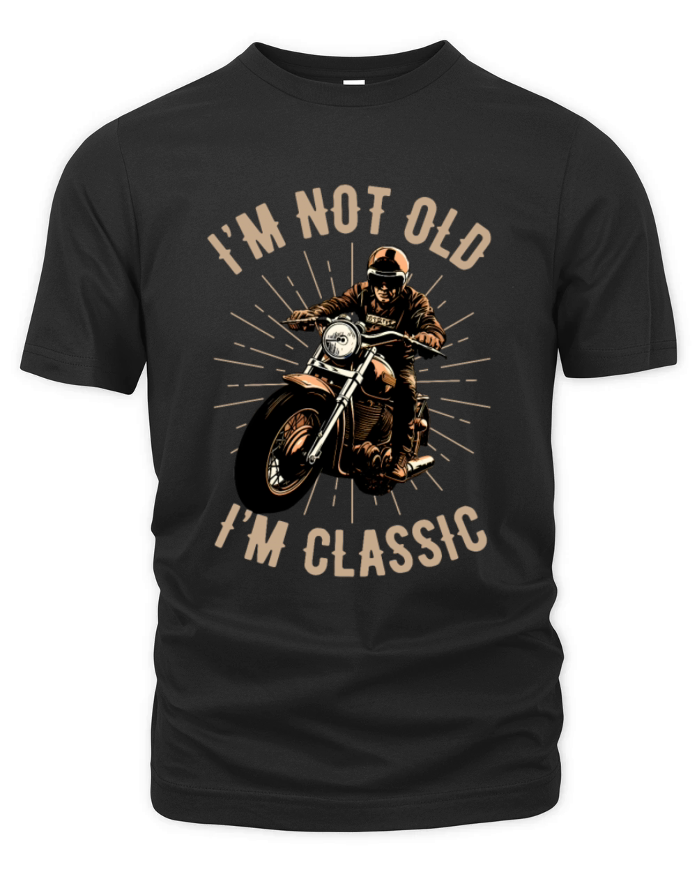 Motorcycle retro vintage Organic Unisex T-shirt