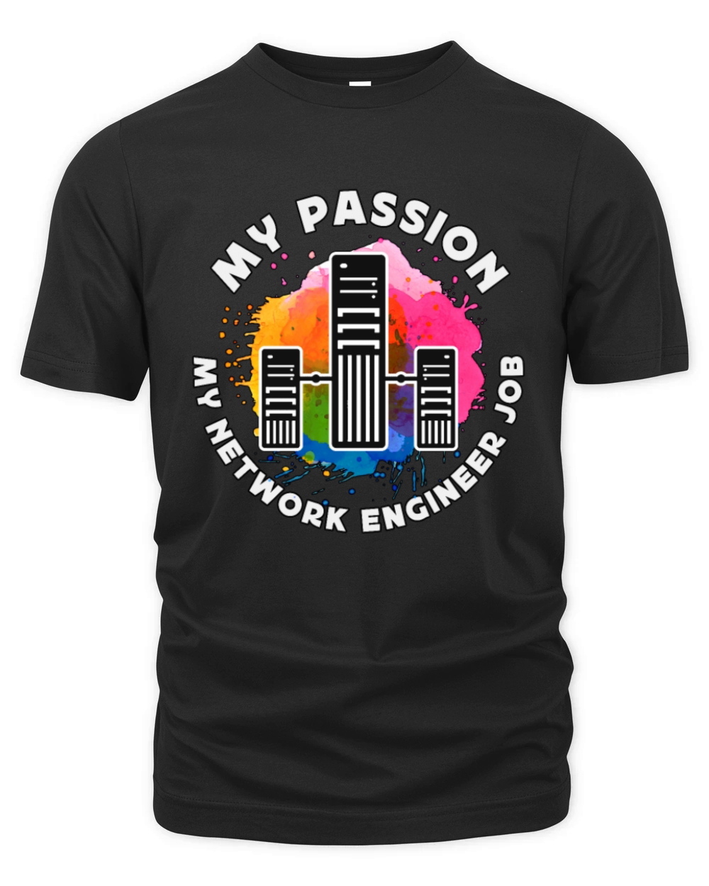 Network Engineer My Passion My Computer Science Organic Unisex T-shirt