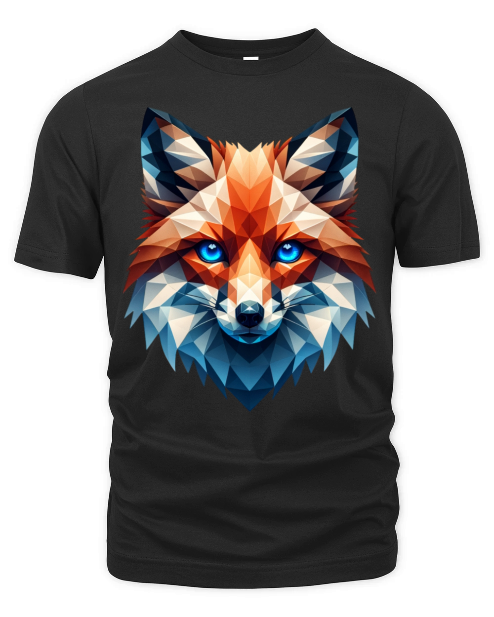 Red Fox Animal Wilderness Forest Design Organic Unisex T-shirt