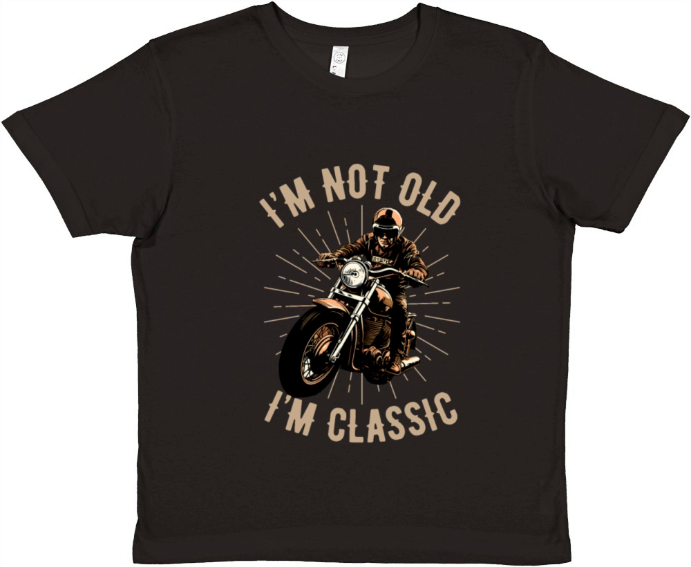 Motorcycle retro vintage Premium Kids Crewneck T-shirt