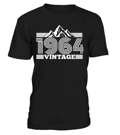 Vintage 1964 Birthday Hiking Mountains Climbing T-Shirt Unisex