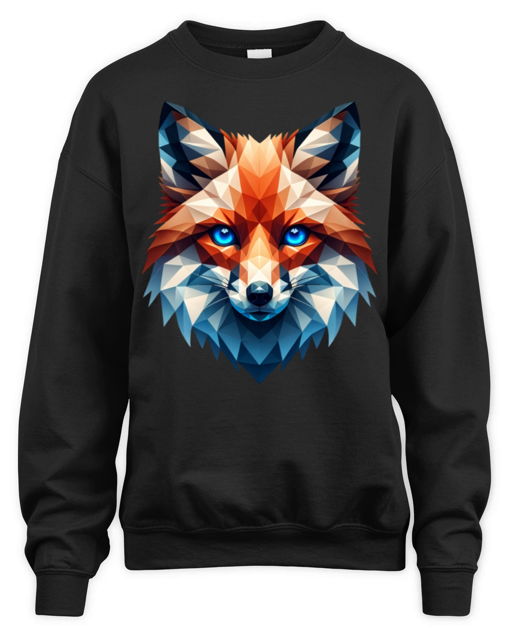 Red Fox Animal Wilderness Forest Design Unisex Premium Crewneck Sweatshirt