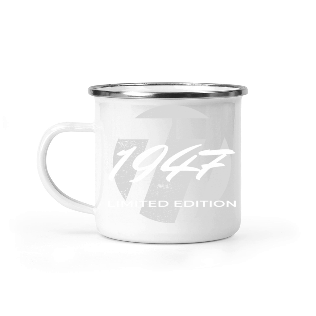 77th birthday men women 77 years 1947 vintage Camping Mug
