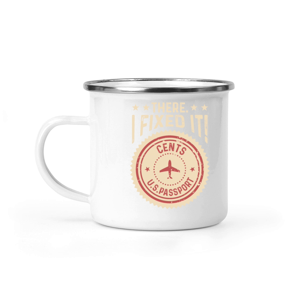 I Fixed it Stamp Collector Gift Camping Mug