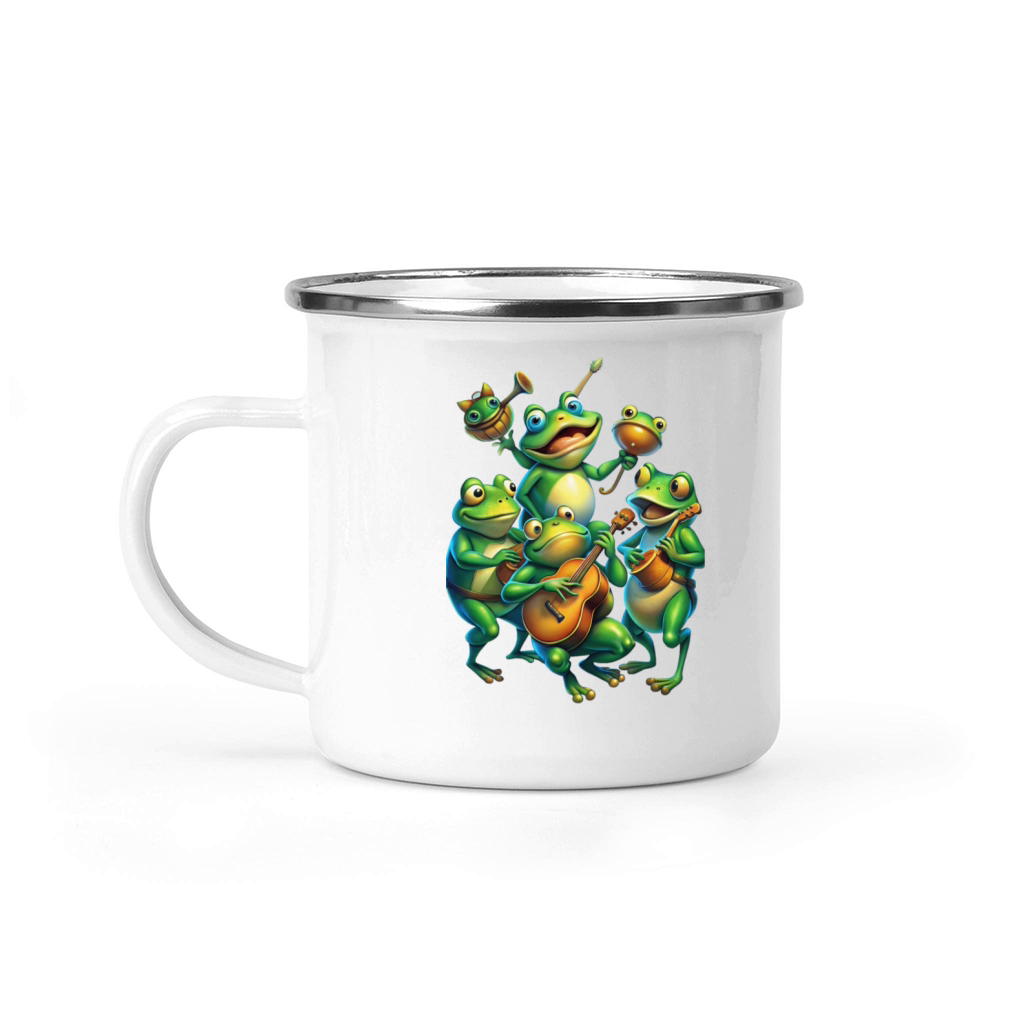 Swamp Jam Alligator Groove Musician Cartoon Tee Camping Mug