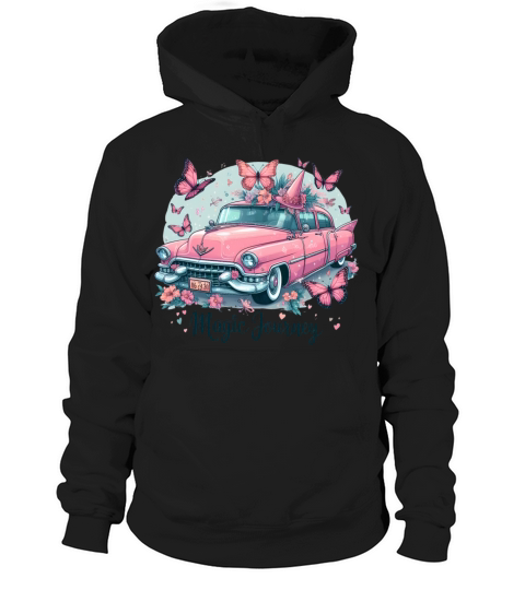 Pink cadillac magic journey Hoodie Unisex