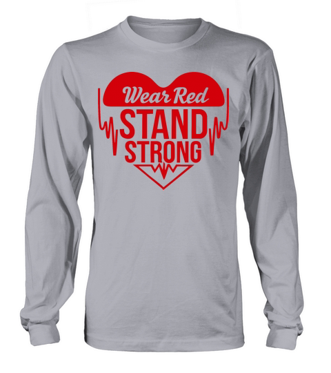Wear red stand strong Long sleeved Unisex