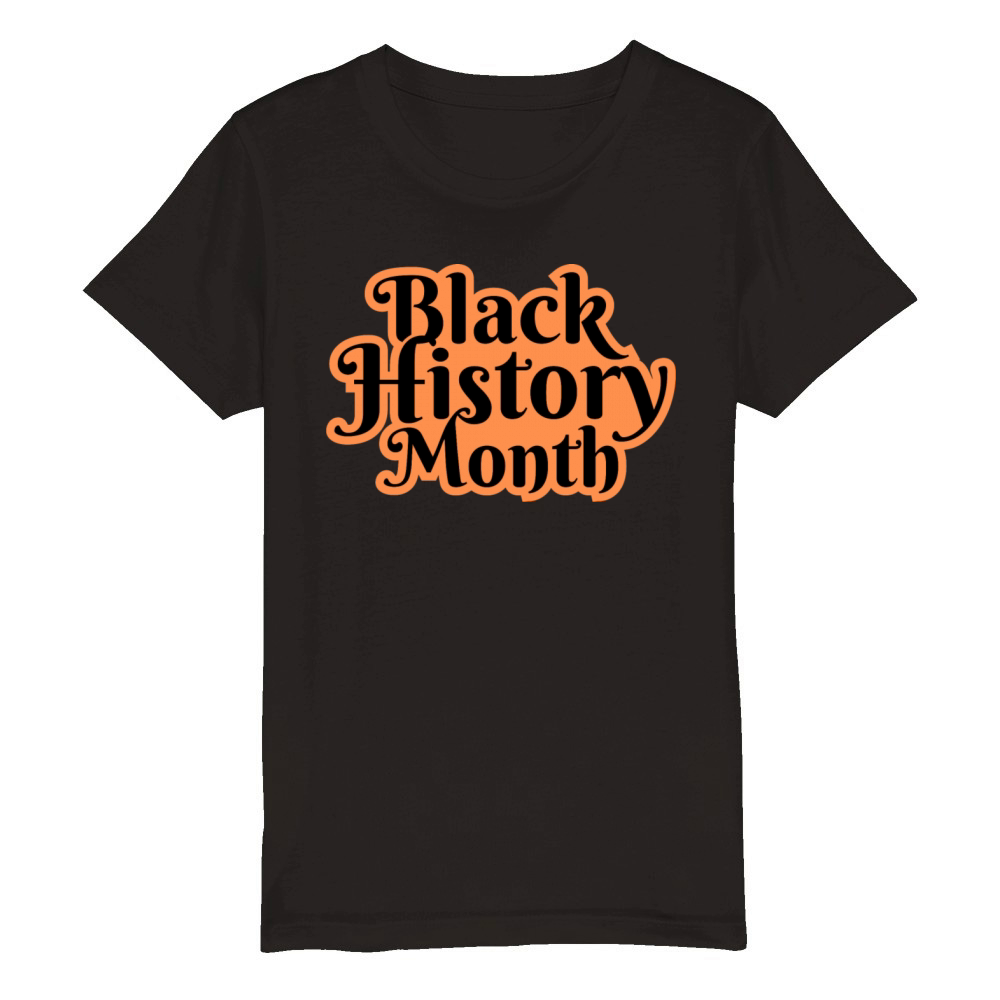 Black Histor month Organic Kids Crewneck T-shirt