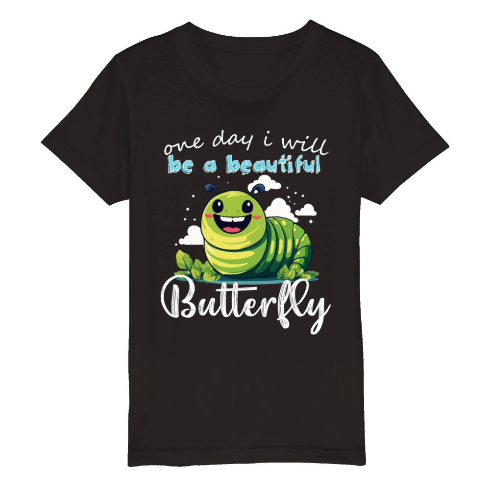 Caterpillar Organic Kids Crewneck T-shirt