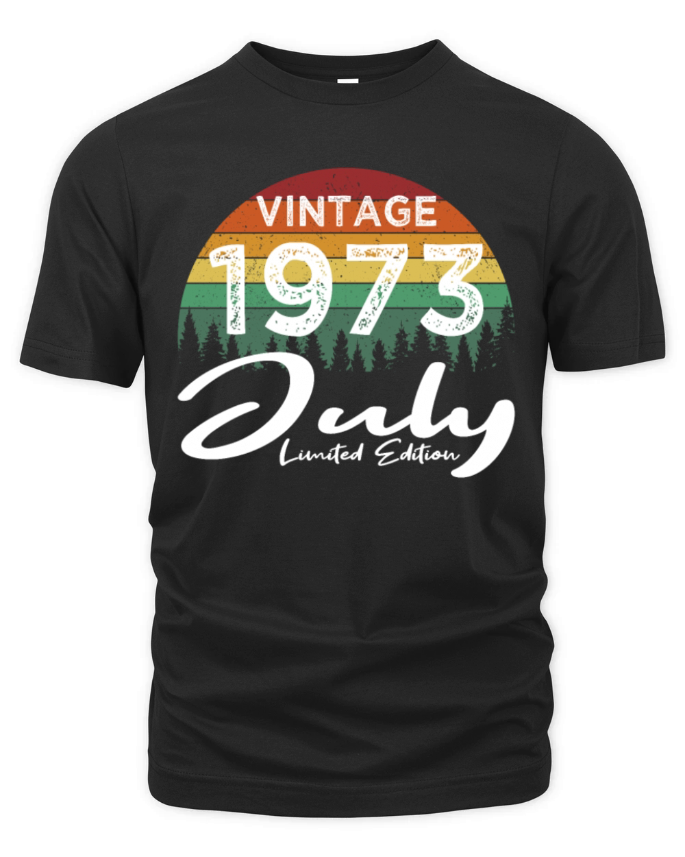 50th birthday july 1973 vintage 1973 Organic Unisex T-shirt